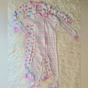 The Childrens Place Footed Pajamas Set 2T